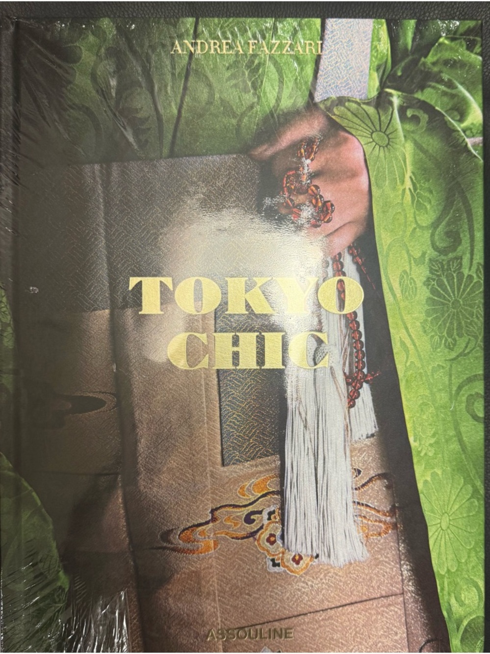 Assouline Tokyo Chic Hardcover in Green and Gold